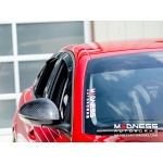 Alfa Romeo Giulia Side Window Air Deflectors - Front/ Rear 4 Piece Set - Full Size Deflectors
